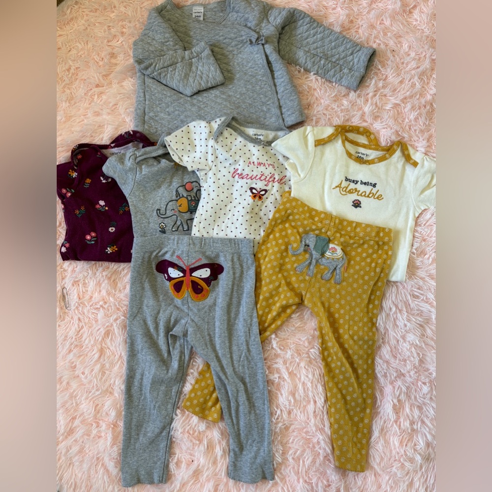 Carter’s baby 24m haul 🦋 🐘